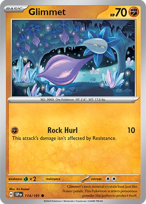 Glimmet (114/191) [Scarlet & Violet: Surging Sparks] - Pokemon Cards For Your TCG Needs!