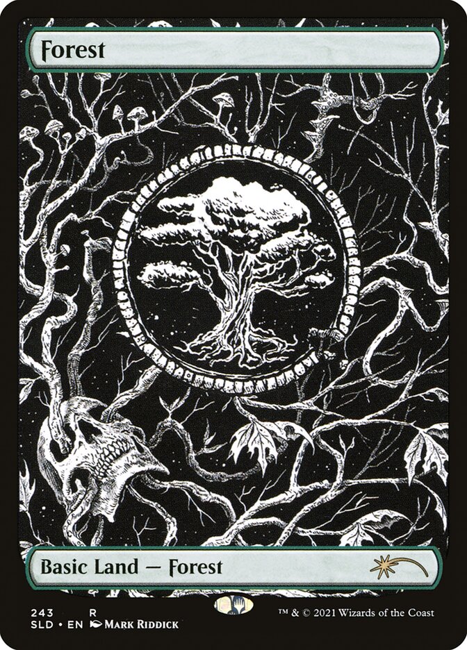 Forest (Crushing Brutality) [Secret Lair Drop Series] Magic: The Gathering