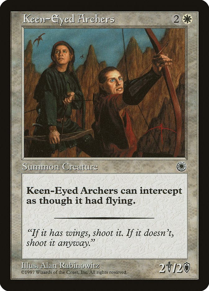 Keen-Eyed Archers [Portal] Magic: The Gathering