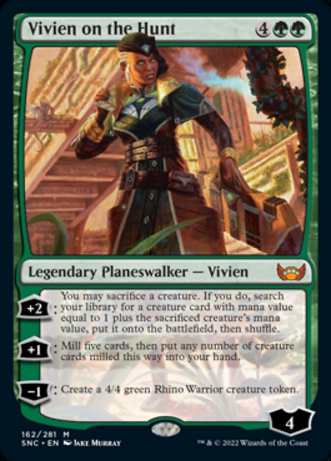 Vivien on the Hunt [Streets of New Capenna] Magic: The Gathering