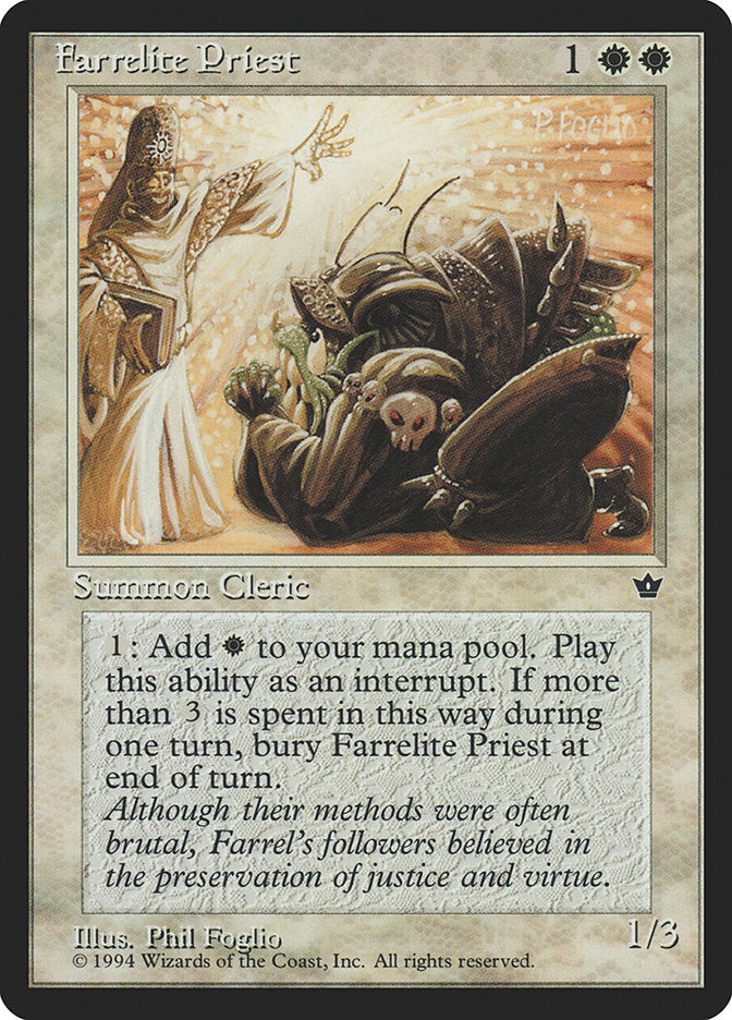 Farrelite Priest [Fallen Empires] Magic: The Gathering