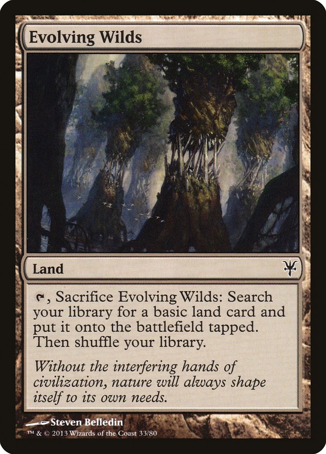 Evolving Wilds [Duel Decks: Sorin vs. Tibalt] Magic: The Gathering