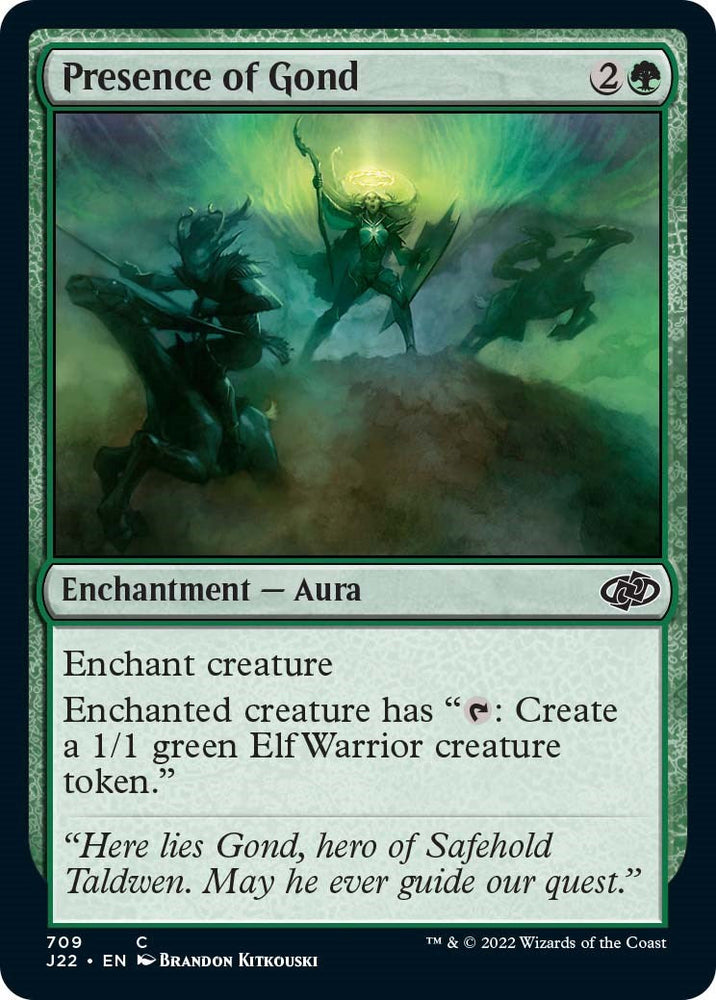 Presence of Gond [Jumpstart 2022] Magic: The Gathering