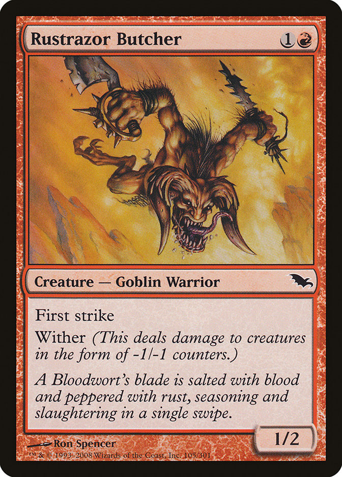Rustrazor Butcher [Shadowmoor] Magic: The Gathering