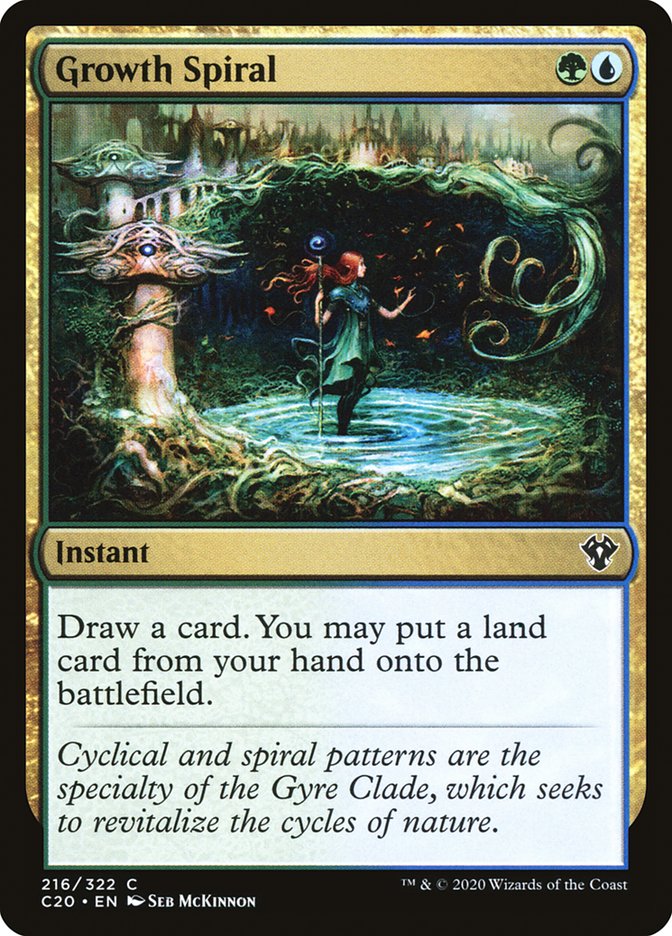 Growth Spiral [Commander 2020] Magic: The Gathering