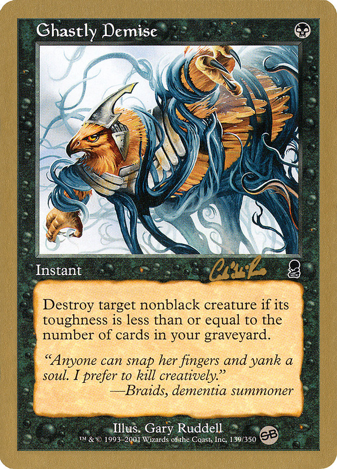 Ghastly Demise (Carlos Romao) (SB) [World Championship Decks 2002] Magic: The Gathering