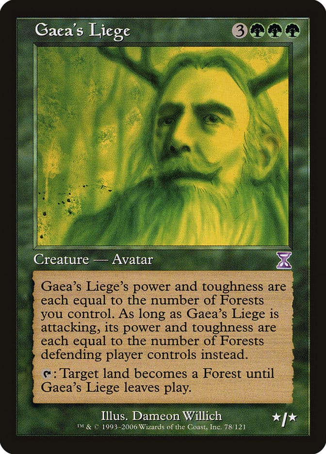 Gaea's Liege [Time Spiral Timeshifted] Magic: The Gathering