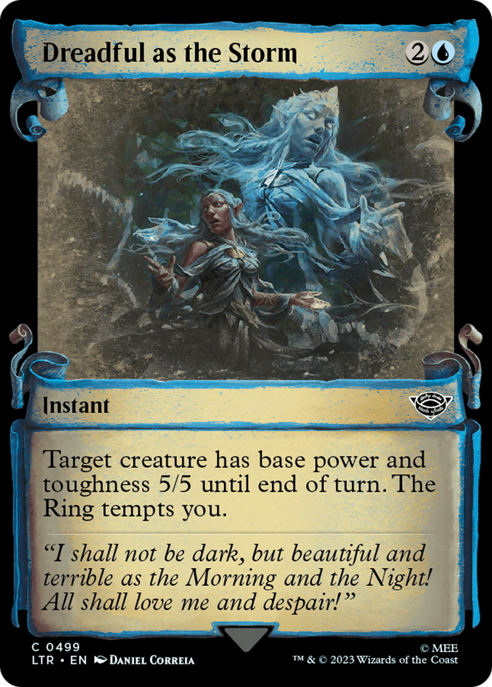 Dreadful as the Storm [The Lord of the Rings: Tales of Middle-Earth Showcase Scrolls] Magic: The Gathering