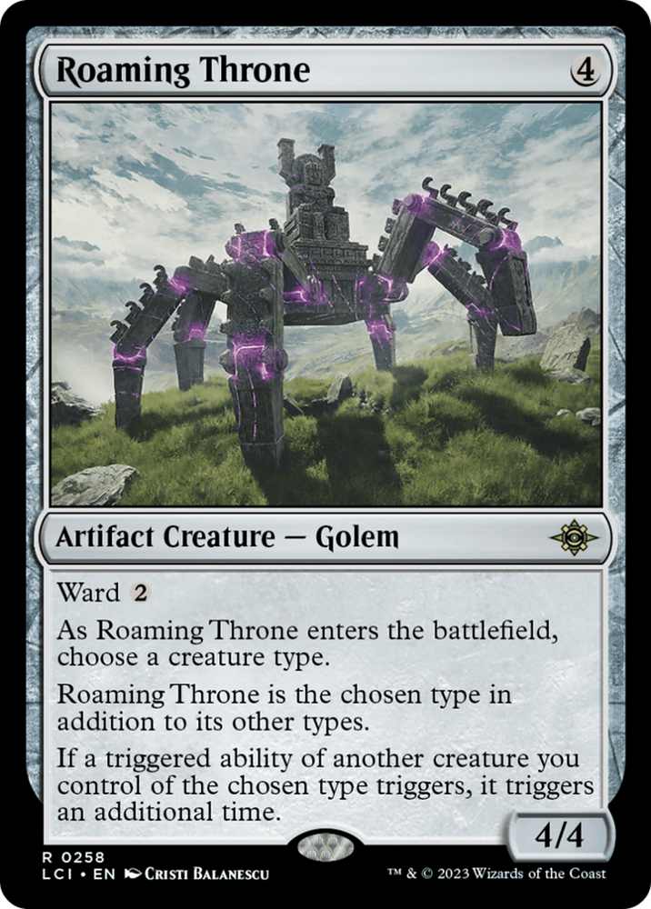 Roaming Throne [The Lost Caverns of Ixalan] Magic: The Gathering