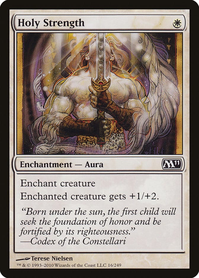 Holy Strength [Magic 2011] Magic: The Gathering