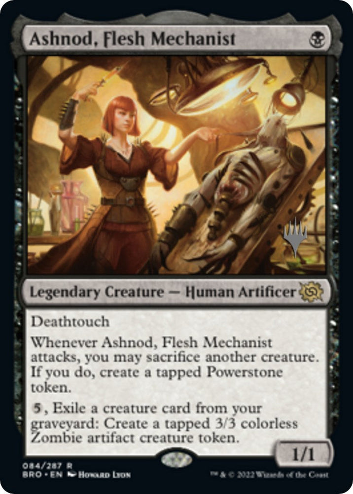 Ashnod, Flesh Mechanist (Promo Pack) [The Brothers' War Promos] Magic: The Gathering