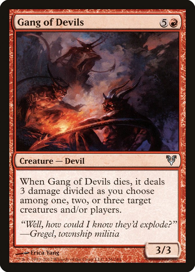 Gang of Devils [Avacyn Restored] Magic: The Gathering