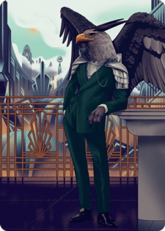 Falco Spara, Pactweaver 2 Art Card [Streets of New Capenna Art Series] Magic: The Gathering