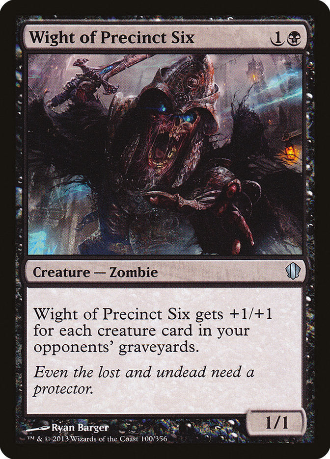 Wight of Precinct Six [Commander 2013] Magic: The Gathering