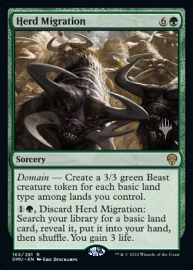 Herd Migration (Promo Pack) [Dominaria United Promos] Magic: The Gathering