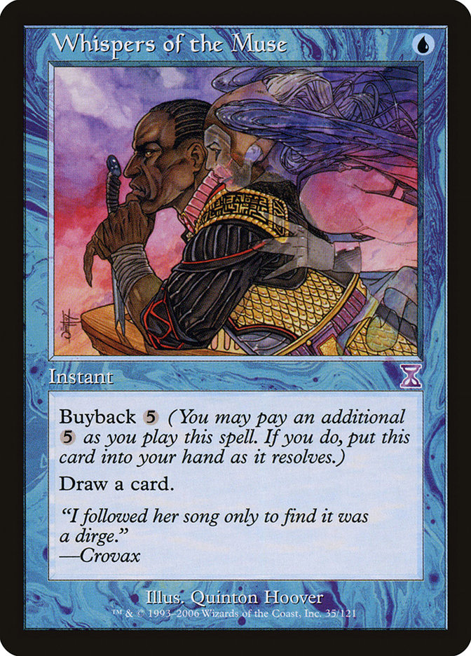 Whispers of the Muse [Time Spiral Timeshifted] Magic: The Gathering