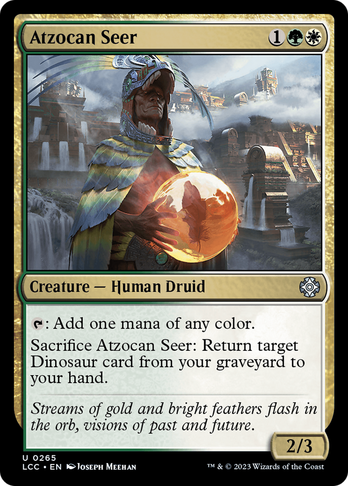 Atzocan Seer [The Lost Caverns of Ixalan Commander] Magic: The Gathering