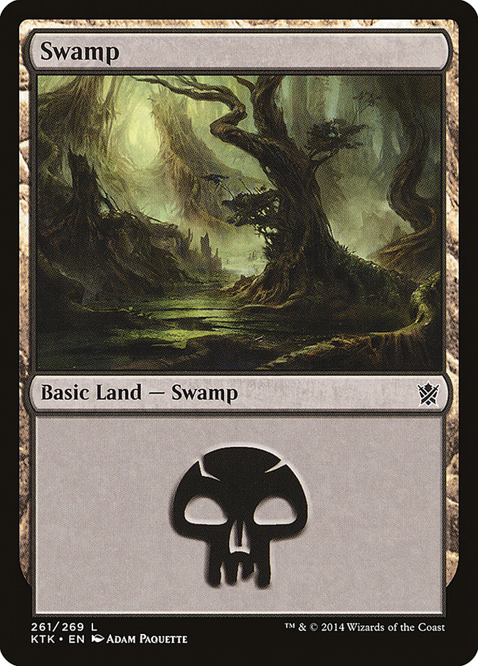 Swamp (261) [Khans of Tarkir] Magic: The Gathering