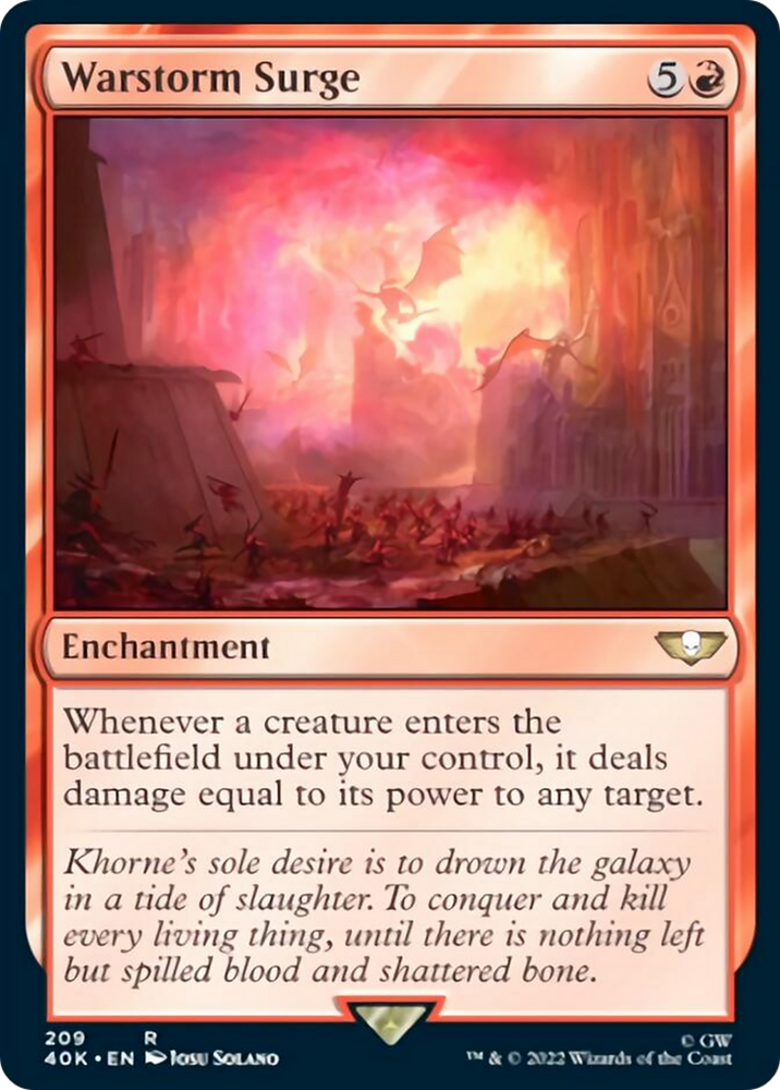 Warstorm Surge [Warhammer 40,000] Magic: The Gathering