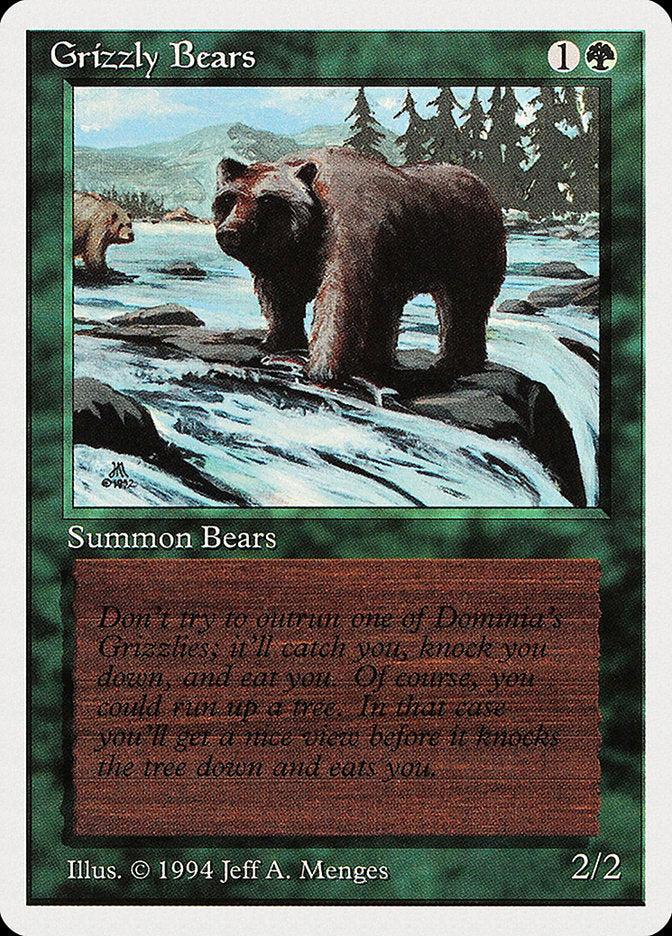 Grizzly Bears [Summer Magic / Edgar] Magic: The Gathering