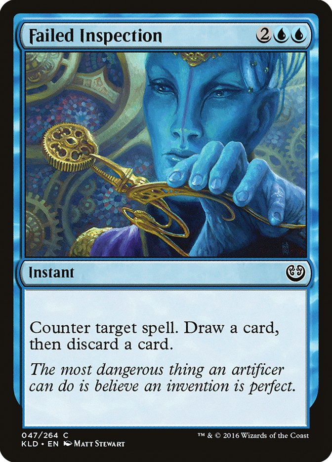 Failed Inspection [Kaladesh] Magic: The Gathering