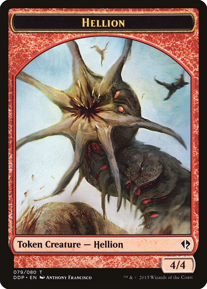 Hellion Token [Duel Decks: Zendikar vs. Eldrazi] Magic: The Gathering