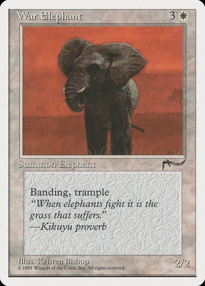 War Elephant [Chronicles] Magic: The Gathering