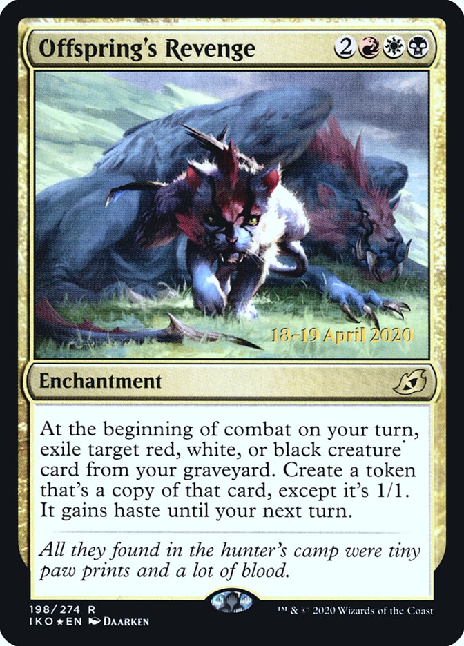 Offspring's Revenge [Ikoria: Lair of Behemoths Prerelease Promos] Magic: The Gathering