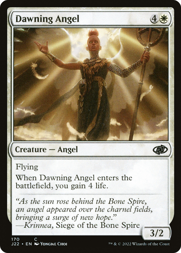 Dawning Angel [Jumpstart 2022] Magic: The Gathering