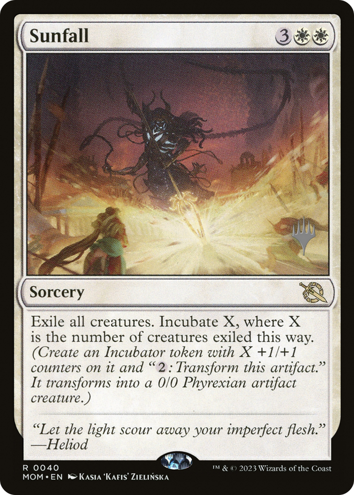 Sunfall (Promo Pack) [March of the Machine Promos] Magic: The Gathering