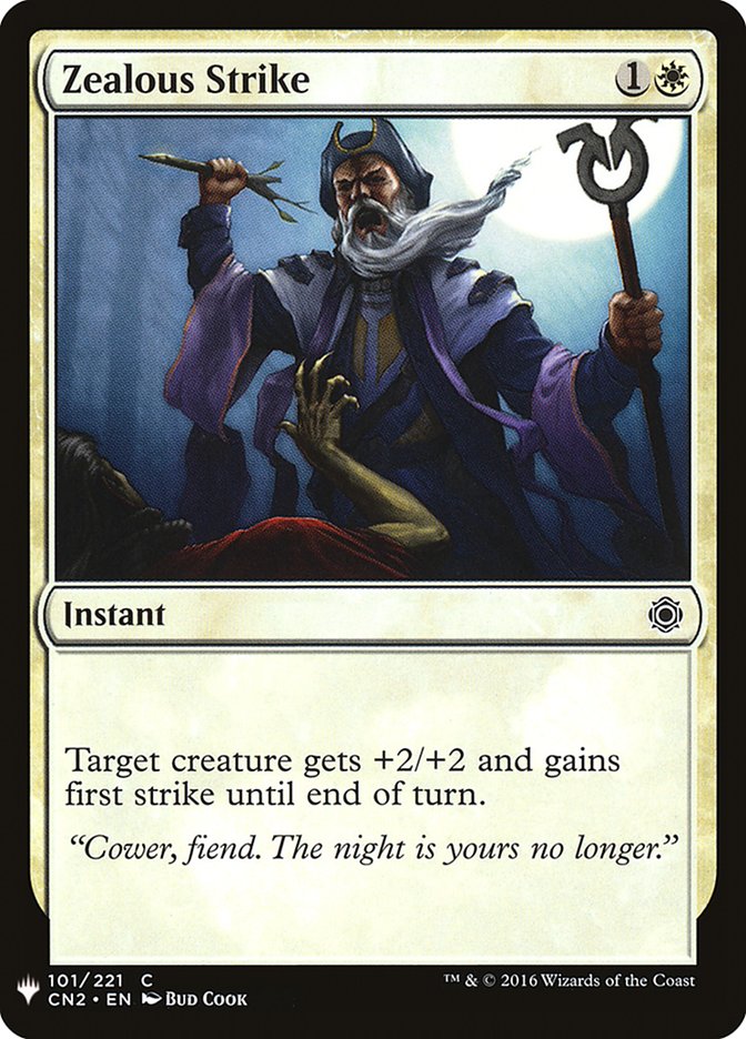 Zealous Strike [Mystery Booster] Magic: The Gathering