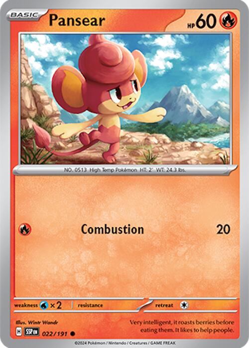 Pansear (022/191) [Scarlet & Violet: Surging Sparks] - Pokemon Cards For Your TCG Needs!