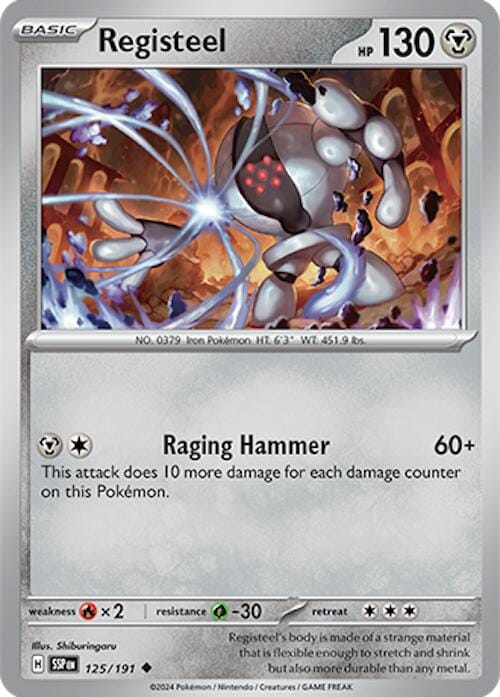 Registeel (125/191) [Scarlet & Violet: Surging Sparks] - Pokemon Cards For Your TCG Needs!