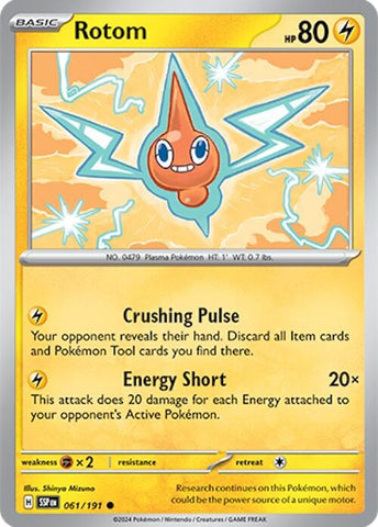 Rotom (061/191) [Scarlet & Violet: Surging Sparks] - Pokemon Cards For Your TCG Needs!