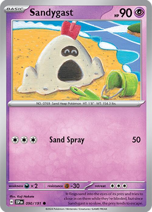 Sandygast (090/191) [Scarlet & Violet: Surging Sparks] - Pokemon Cards For Your TCG Needs!