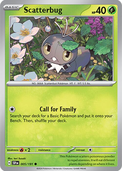 Scatterbug (005/191) [Scarlet & Violet: Surging Sparks] Pokémon