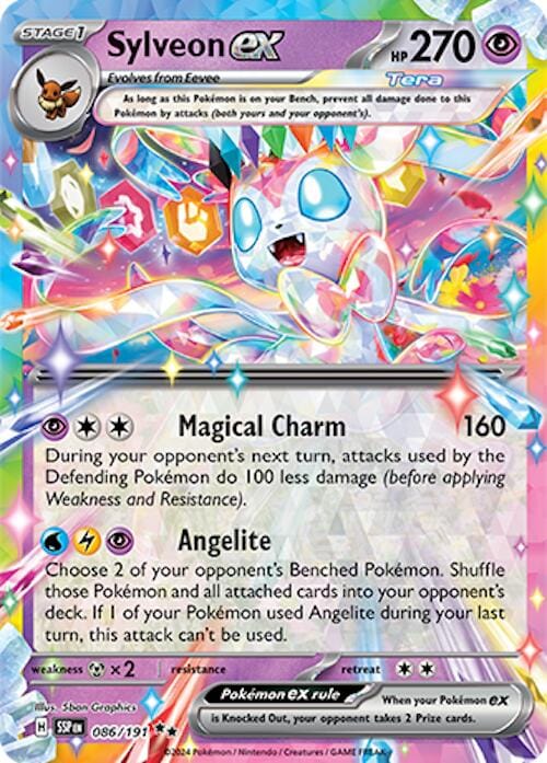 Sylveon ex (086/191) [Scarlet & Violet: Surging Sparks] - Pokemon Cards For Your TCG Needs!