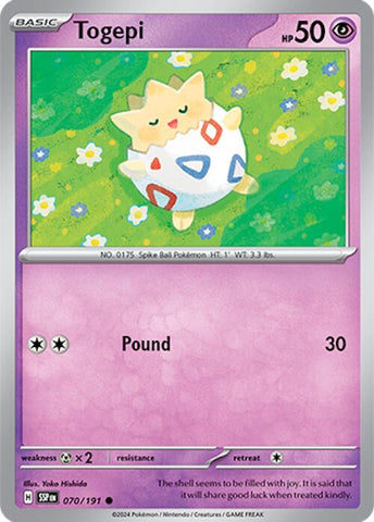 Togepi (070/191) [Scarlet & Violet: Surging Sparks] - Pokemon Cards For Your TCG Needs!