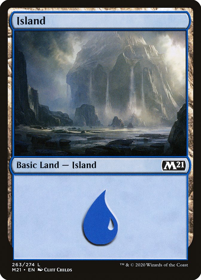 Island (263) [Core Set 2021] Magic: The Gathering