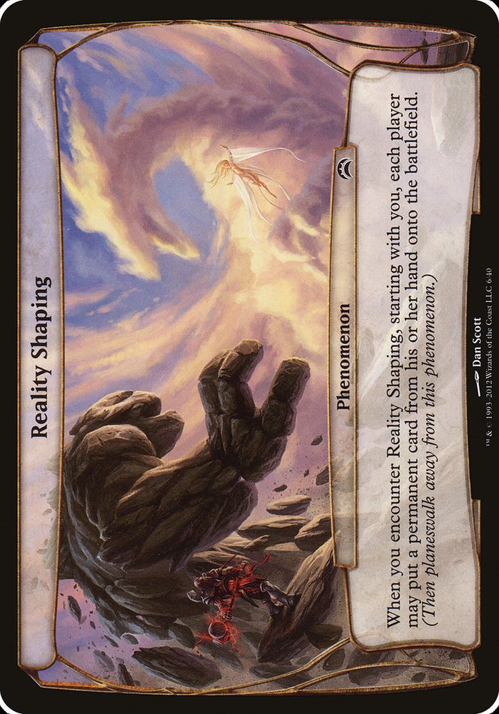 Reality Shaping (Planes) [Planechase 2012 Planes] Magic: The Gathering