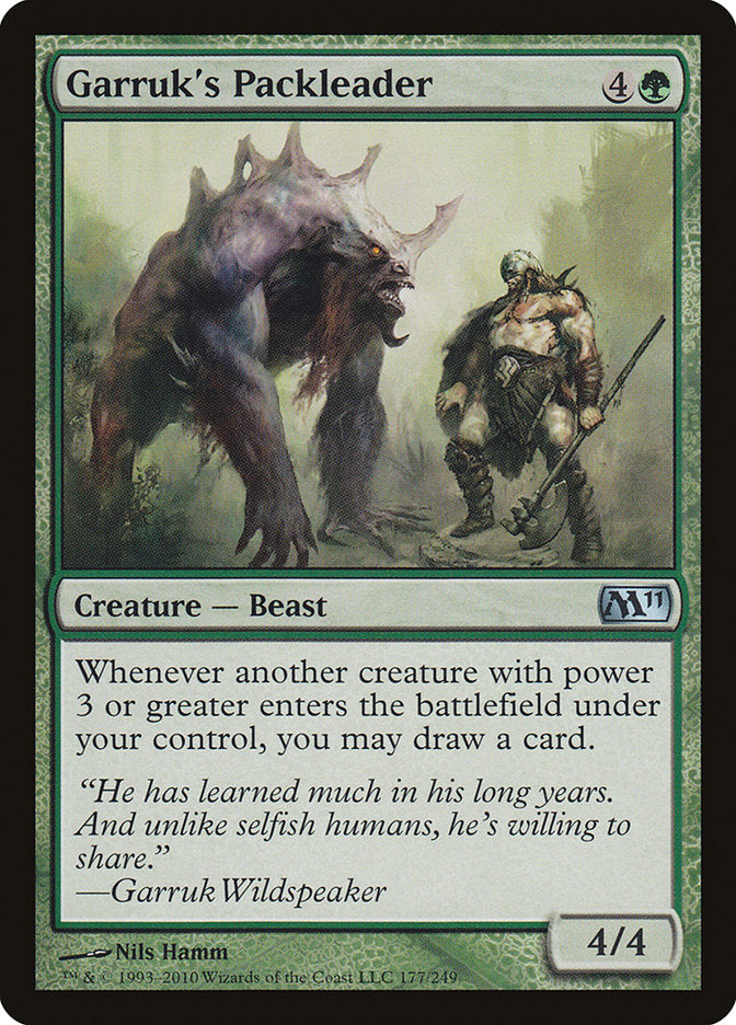 Garruk's Packleader [Magic 2011] Magic: The Gathering