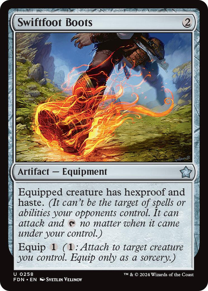 Swiftfoot Boots [Foundations] Magic: The Gathering