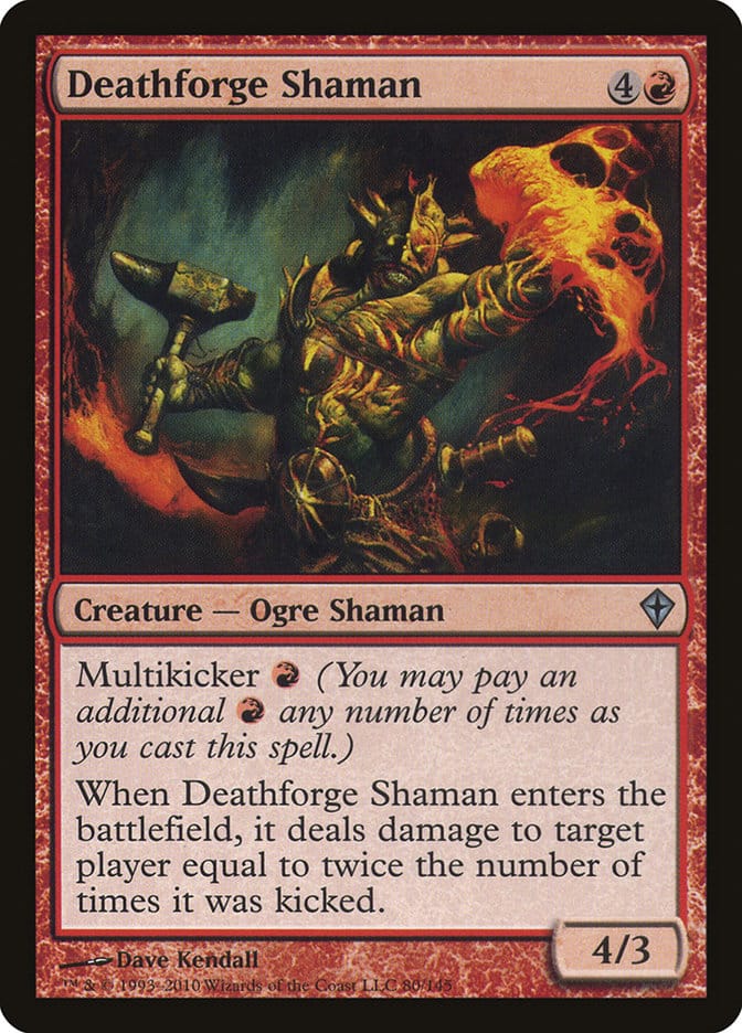 Deathforge Shaman [Worldwake] Magic: The Gathering