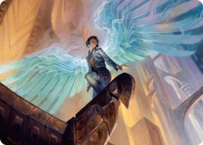 Giada, Font of Hope Art Card (20/54) [Foundations Art Series] Magic: The Gathering