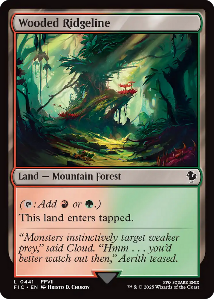 Wooded Ridgeline [FINAL FANTASY Commander] Magic: The Gathering