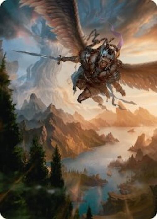 Youthful Valkyrie Art Card (28/54) [Foundations Art Series] Magic: The Gathering
