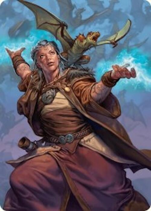 Drake Hatcher 2 Art Card (29/54) [Foundations Art Series] Magic: The Gathering