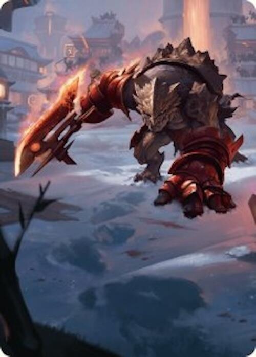Searslicer Goblin Art Card (39/54) [Foundations Art Series] Magic: The Gathering