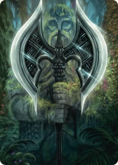 Leyline Axe Art Card (49/54) [Foundations Art Series] Magic: The Gathering
