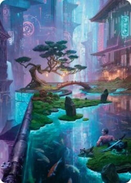 Island Art Card (22/54) [Foundations Art Series] Magic: The Gathering